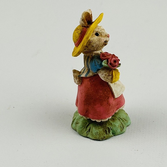 Cottontail Lane Gardening Bunny Resin Figurine Shears Watering Can Easter Spring - Picture 2 of 5